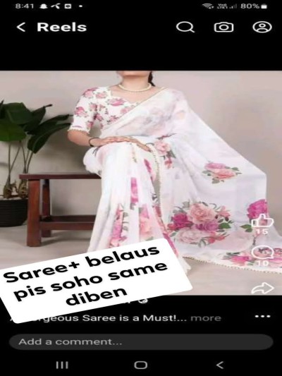 Bol lace jorjjte Saree