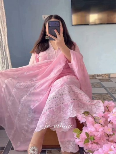 Rose Essence Cotton Dress