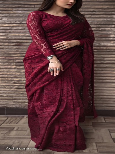 Ruby Red Shari